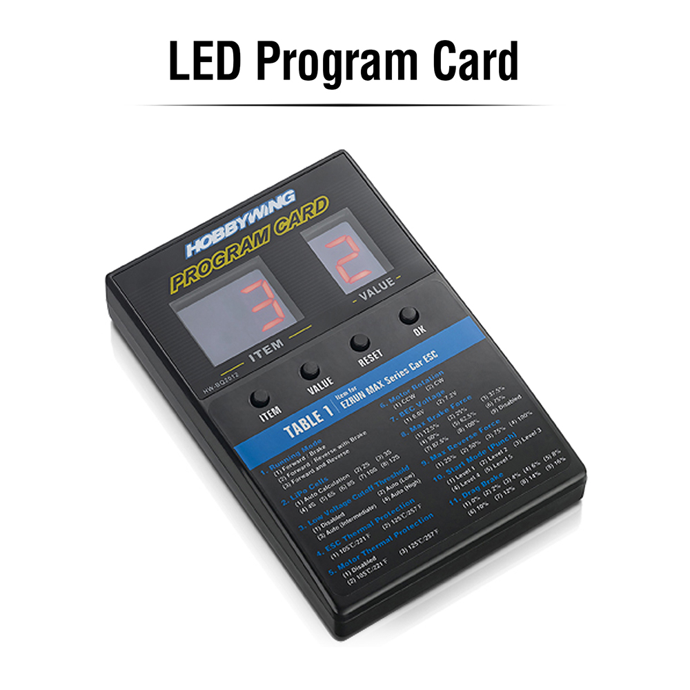 HOBBYWING Program Card LCD/LED - огляд і ціна Drone Battery Strap